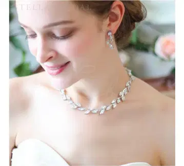 STELLA BRIDAL 목걸이 귀걸이 세트
