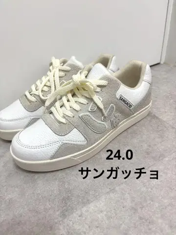 [  ] SANGACIO 화이트 스니커즈