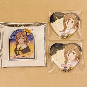 Aqours 쿠니키다 하나마루 캔뱃지 아크릴 키링