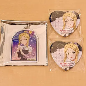 Aqours 오하라 마리 캔뱃지 아크릴 키링