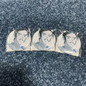 모로후시 타카아키 캔뱃지 코난플라자 3세트