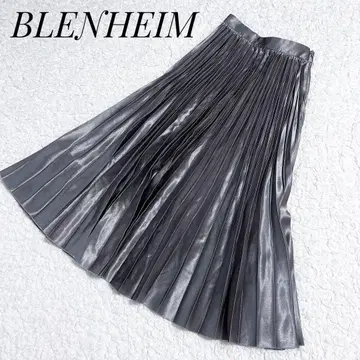 [새상품급] BLENHEIM 새틴 플리츠 스커트 S 사이즈