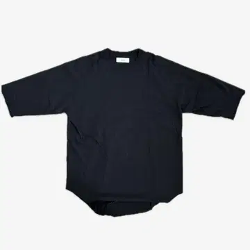marka 블랙 래글런 슬리브 티셔츠