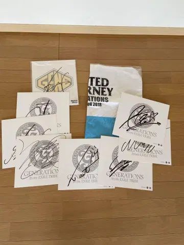 GENERATIONS 사인 색지 14장 덤 포함