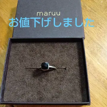 maruu 오닉스 실버 반지