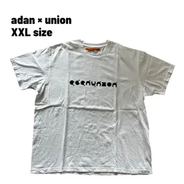 adan x union 화이트 티셔츠 XXL minnano und