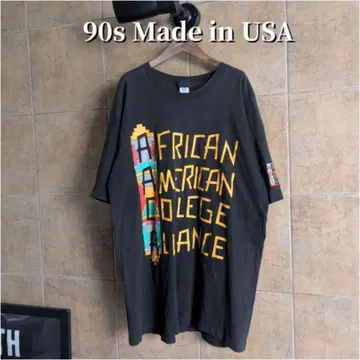 90s USA 제작 아프리칸 디자인 티셔츠 싱글 스티치 XXL