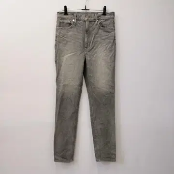 upper hights 그레이 스트레이트 데님 데미지 가공 24