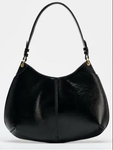 ZARA 블랙 가죽 핸드백