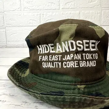 [컨디션 최상] HIDE & SEEK 카모플라쥬 버킷햇 캠핑 아웃도어