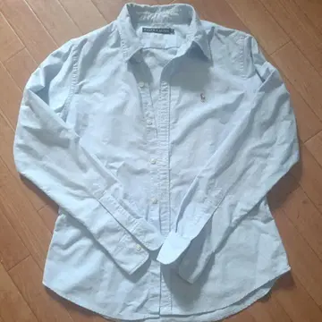 Ralph Lauren 라이트 블루 버튼다운 셔츠