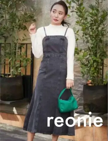 [ reonie ] 데님 원피스