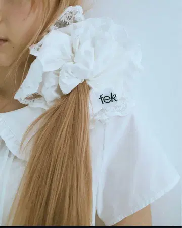 fekete 레이스 빅 스크런치 프릴