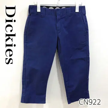 Dickies 디키즈 빈티지 로고 택 7부 팬츠 블루 계열