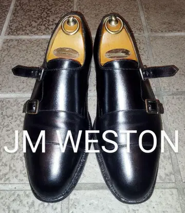 JM WESTON JM 웨스턴 537-10 더블 몽크 블랙 6E