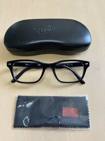 RayBan 블랙 스퀘어 안경