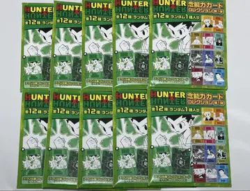 HUNTER x HUNTER 염능력 카드 컬렉션 미개봉 10점 1