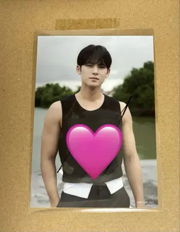 SEVENTEEN 민규 SPILL THE FEELS 사인 포함 브로마이드