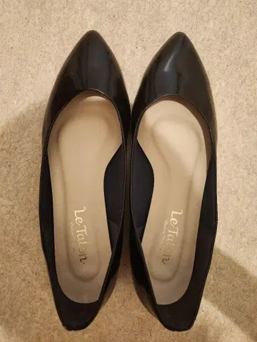 Le Talon 르탈론 펌프스 24.5cm 블랙 에나멜