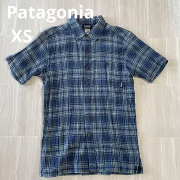 patagonia 반팔 셔츠 XS 체크 시어서커