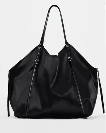 zara 새틴 이펙트 토트백