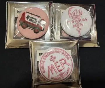 TOKYO MER 트레이딩 자수 캔뱃지 3세트 도쿄MER 굿즈