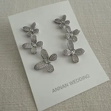 [새상품급] ANNAN WEDDING 버터플라이 귀걸이 CR139