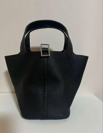 큐브 백 소가죽 고급 천연 가죽 블랙