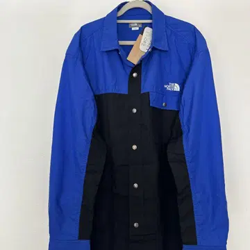 THE NORTH FACE NR11901 긴팔 셔츠 M 사이즈 파랑/블랙