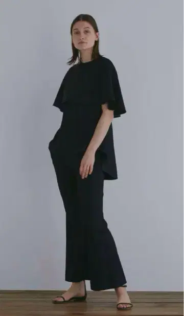 LE PHIL 2way 케이프 블라우스