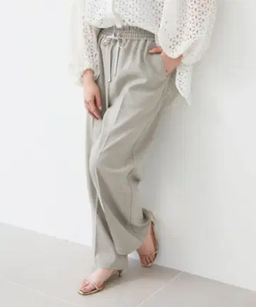 르 쿨 블랑 애슬레틱 이지 와이드 팬츠