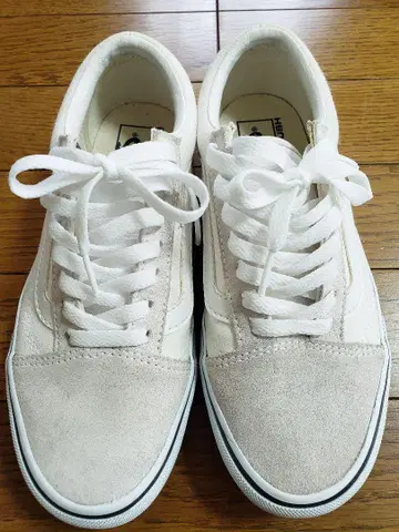 VANS 올드스쿨 화이트 스웨이드