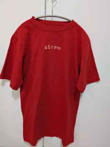 [컨디션 최상] 45rpm 빨간색 T셔츠