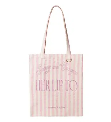 herlipto Scoop and EscapeTote pinkstripe