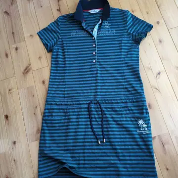 Munsingwear 스트라이프 폴로 원피스