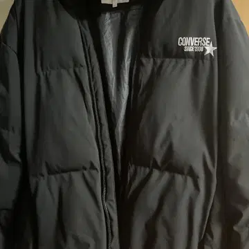 CONVERSE 블랙 다운 자켓