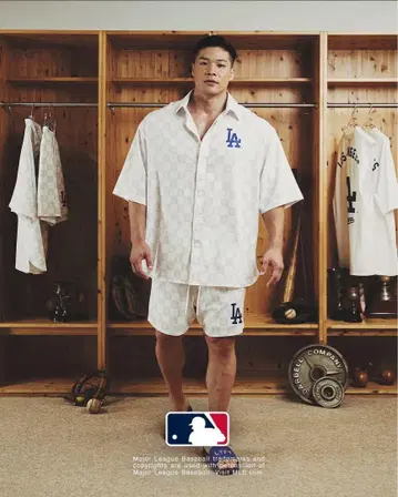 [완판템] LYFT MLB SHIRT & SHORTS 셋업