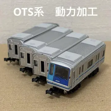 B트레인 오사카항 트랜스포트 시스템 OTS계 N게이지화 동력 포함 4량