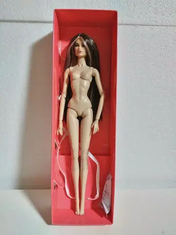 패션 로열티 핑크 메쉬 헤어 인형