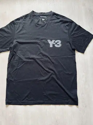 Y-3 브랜드 로고 T 블랙 사이즈 M