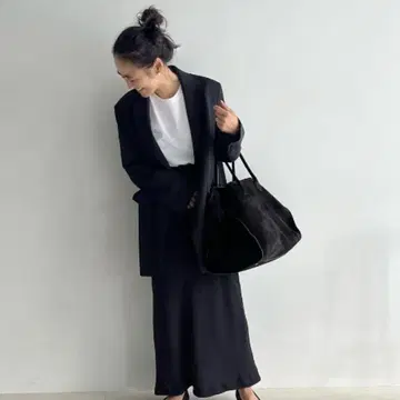 COUDRE 블랙 롱 스커트 FREE 사이즈