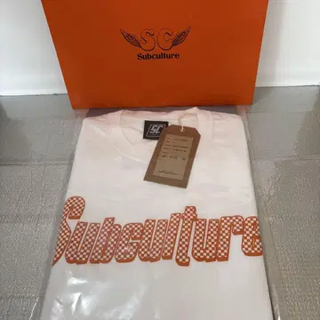 SubCulture 서브컬처 POP UP 한정 로고T 사이즈 1