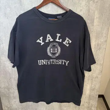 BEAMS 빔즈 칼리지 티셔츠 YALE 대학 오버사이즈 네이비