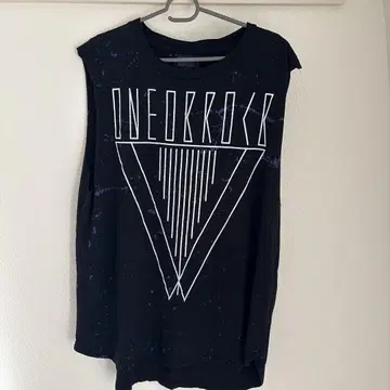 ONE OK ROCK 탱크탑 L 블랙