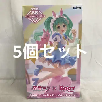 VF8019 미개봉 하츠네 미쿠 x RODY AMP+ 피규어 5세트