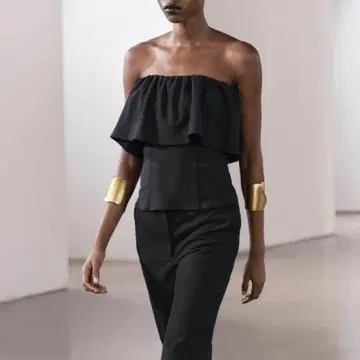 ZARA 자라 오프숄더 튜브탑 상의