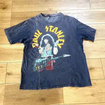 70s Paul Stanley 빈티지 티셔츠 먹색