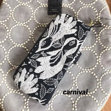 양면 carnival 미나 페르호넨 파우치 핸드메이드 조각 원단