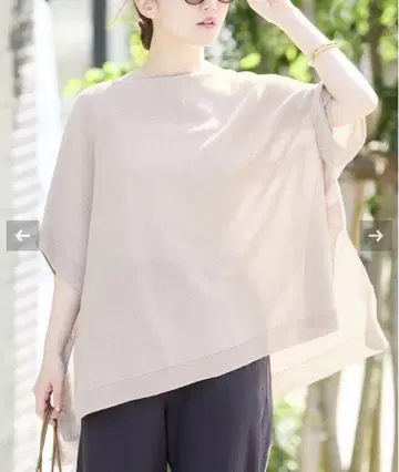 [ IENA ] 금년도 코튼 기마 판초 풀오버