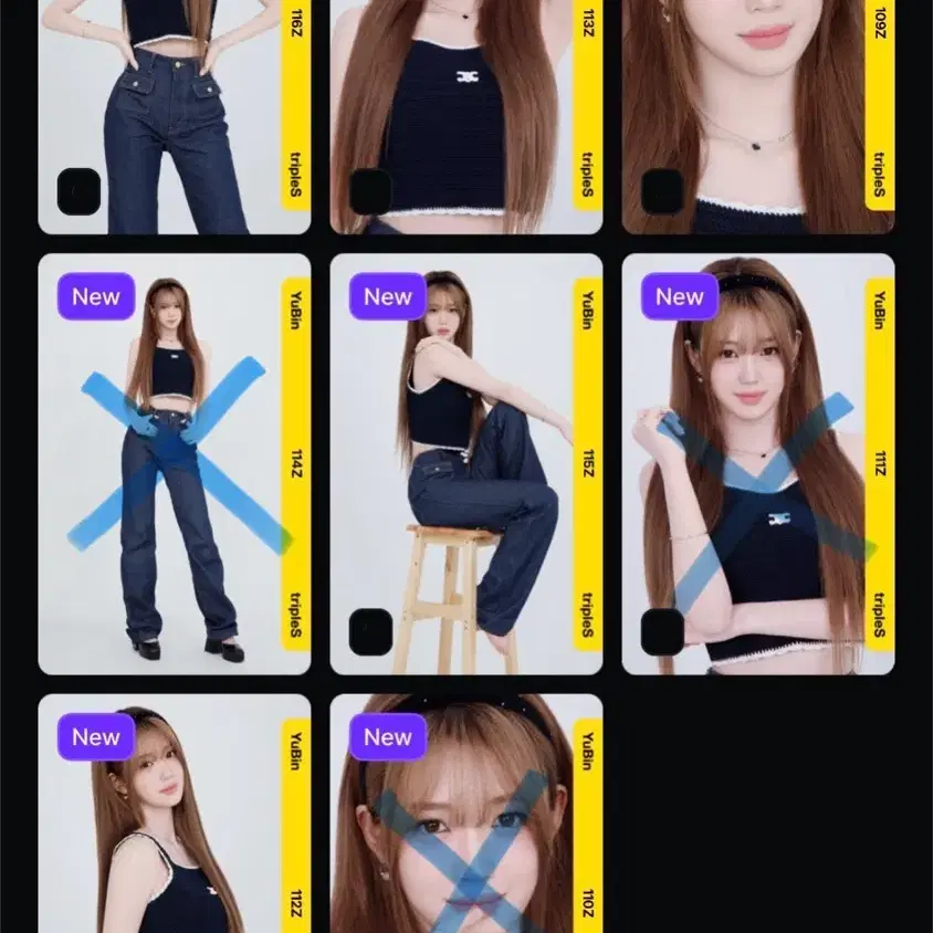 tripleS VV 直筆サイン入り ポラロイド ユビン チェキ ②